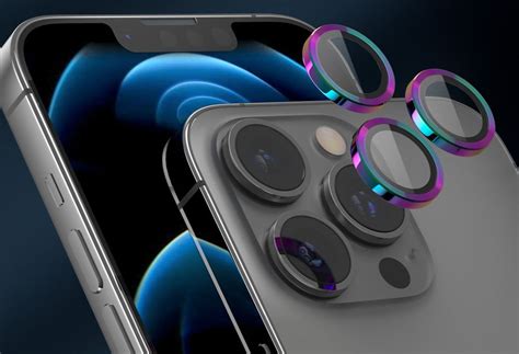 Blueo 9H Ring Aluminium Camera Lens Protector for iPhone 14 Pro Max ...