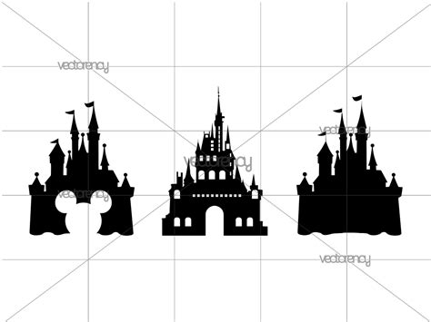 Disney Castle Silhouette | Vectorency