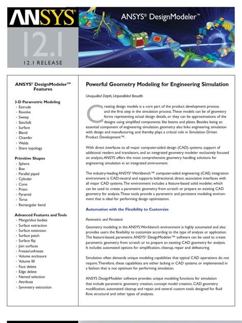 Image result for Geometry Decompose ANSYS DesignModeler