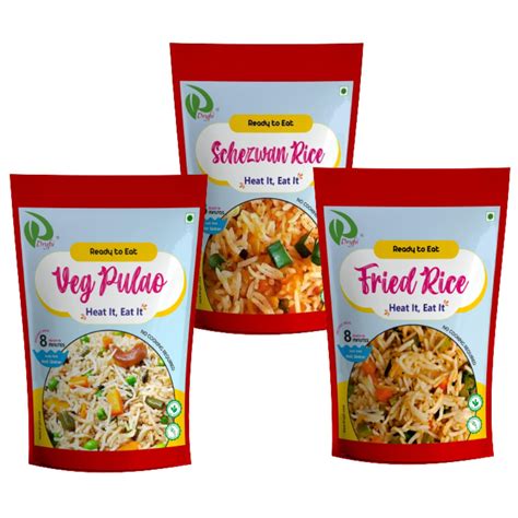 Dryfii Ready-to-Eat-Food | Instant Dehydrated | Combo Pouch Meal Veg ...