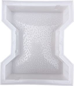 REIYO Plastic White Ishape Paver Block Mould | Interlocking Paver Mould ...