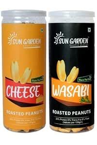 Sun Garden Roasted Peauts,150g, Cheese Combos, Pack of 2 (Cheese ...
