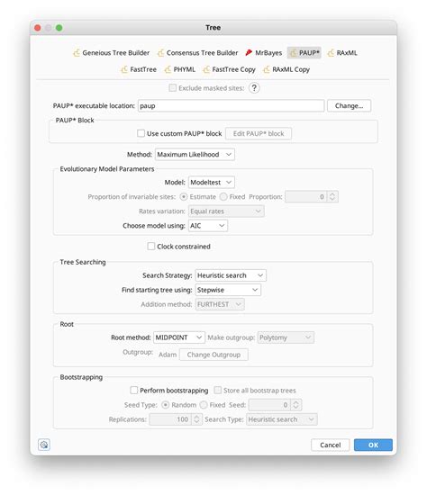 Image result for Paup 4 Example of Data File