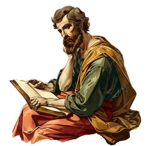 Saint Luke The Evangelist Colored, Saint, Luca, Luke PNG Transparent ...