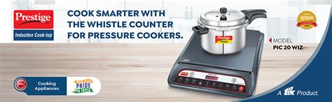 Buy Prestige PIC 20 WIZ 1600W Induction Cooktop(Black, Automatic ...