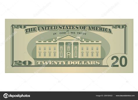Parte Posterior Del Billete De 20 Dólares