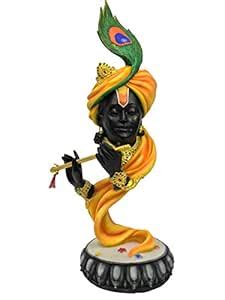 Buy New Large Modern Design Flute Krishna-Turban Face,Height-24 Inches ...