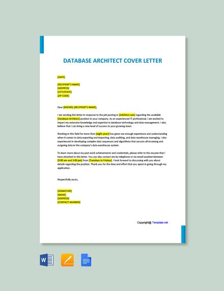 Image result for Database Developer Cover Letter