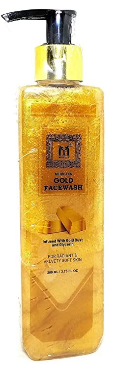 Medicyes Gold Face Wash Infused With Gold Dust And Glycerin 200ml ...
