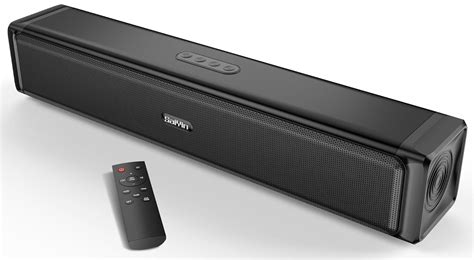 Saiyin Sound Bar,Soundbar for TV with 4 Powerful Speakers,Surround ...