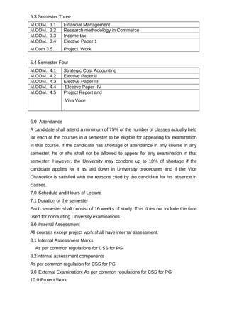 Image result for M.Com Syllabus