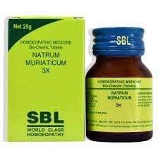 Buy SBL NATRUM MURIATICUM 3X | PACK OF 3 | 25GM Online at Low Prices in ...