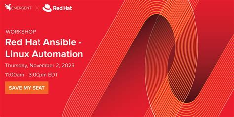 Red Hat Ansible Workshop - Linux Automation, November 2 2023 | Online ...