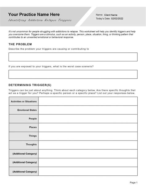 Image result for Your Recovery Tool Box Worksheet
