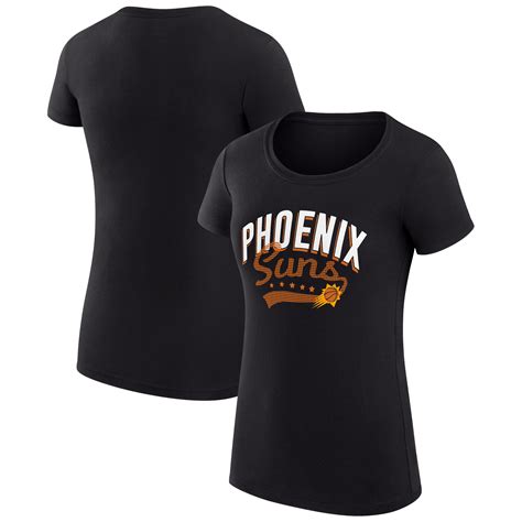 Women's G-III 4Her by Carl Banks Black Phoenix Suns Filigree Logo ...