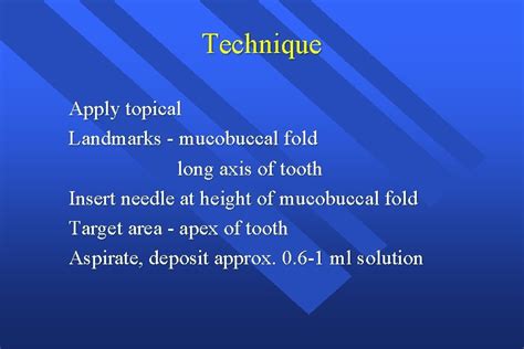 Maxillary Local Anesthesia 的图像结果