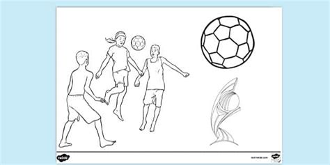 Football Colouring Sheet