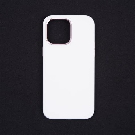 Чехол для iPhone 14 Pro Max Metal AG Silicone case с технологией ...