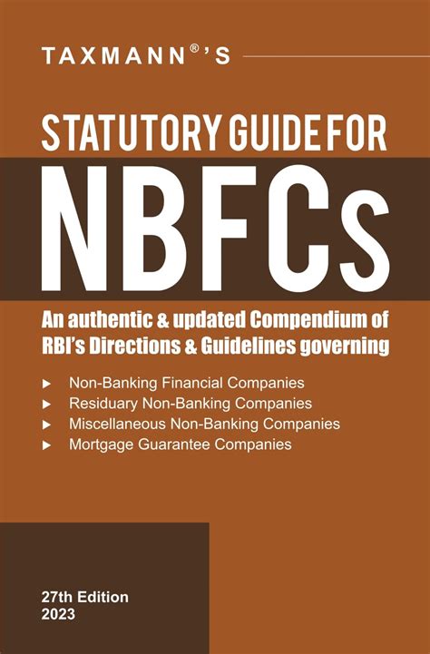 Buy Taxmann's Statutory Guide for NBFCs – Authentic & Updated ...