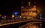 Golden Temple Night HD Wallpaper Free Download