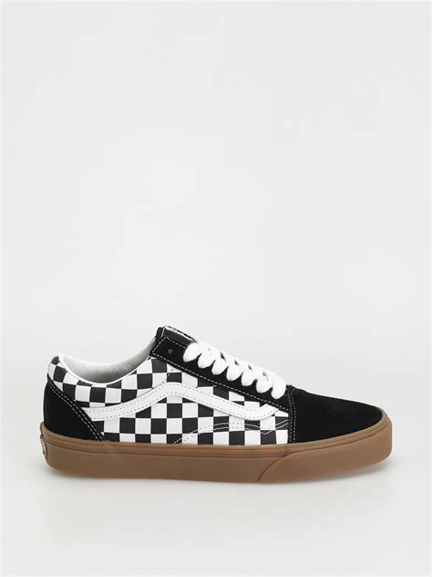 Vans Old Skool Shoes - black (fat lace checker black)