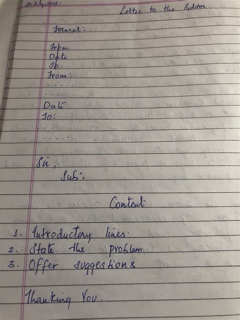 write a letter to the editor of a newspaper complain about noise ...