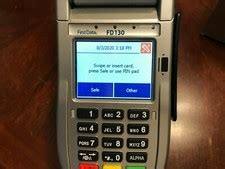 How to Use First Data Fd130 Card Machine Card Not Present 的图像结果