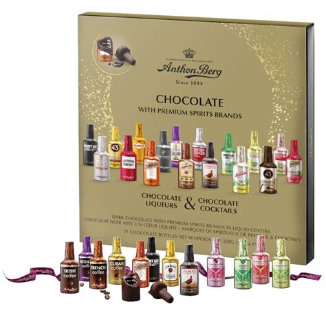 Buy Anthon Berg Liqueur Chocolate Gift - 21 Dark Chocolate Liqueurs ...