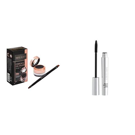 Buy Swiss Beauty Waterproof Eyebrow & Gel Eyeliner 2 In 1 with Brush ...