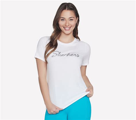 Buy Skechers SKECHERS METALLIC LOGO T-SHIRT | Womens