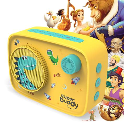 TARBULL SuperBuddy Curio Kids Speaker- 900+ Stories & Rhymes, Voice ...