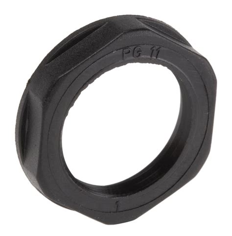 53019220 Lapp | Lapp Black Fibreglass PA Cable Gland Locknut, PG11 ...