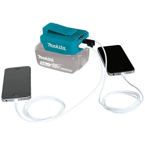 Makita DEAADP05 USB Charging 18v LXT Lithium-Ion Battery Adapter ...