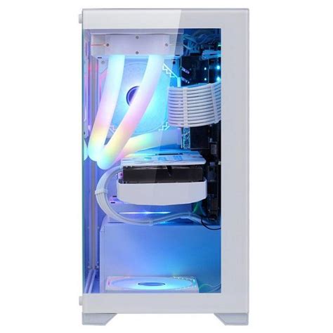 CiT | Range Mid Tower Micro ATX Gaming PC Case - White | Computer Cases ...