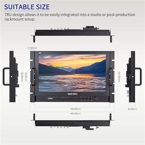 SEETEC P173-9HSD-RM 17.3 7RU Rack Mount Broadcast India | Ubuy