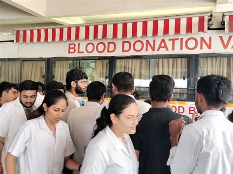 Protesting resident doctors hold blood donation camp at Smeer Hospital ...