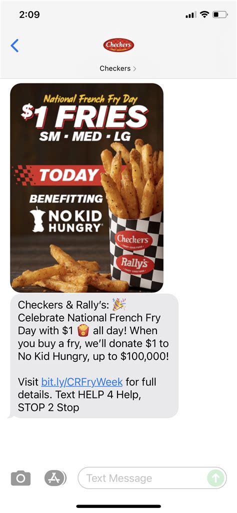 Checkers Drive In Coupon