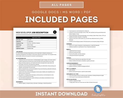 Image result for HTML Developer Job Description