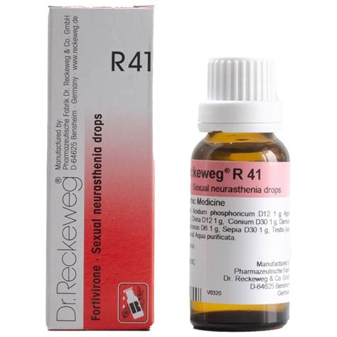 Dr. Reckeweg R41, Homeopathic Medicines For Vitality, Homeopathic ...