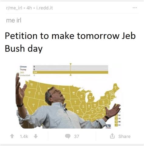 Jeb Bush memes are likely to spike in value! Demand will increase by ...