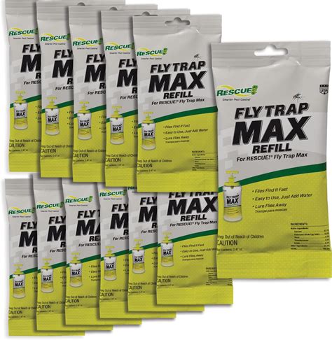 Amazon.com : RESCUE! Outdoor Fly Trap - Reusable - 3 Traps : Patio ...