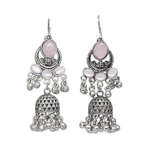 Buy Meira Jewellery Traditional Oxidised Stylish Jhumka for Women and ...