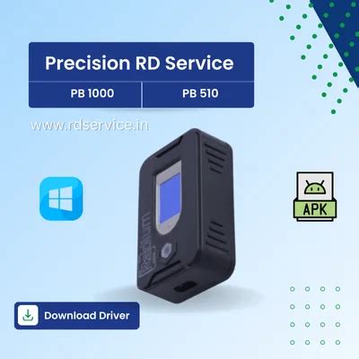 Download RD Service Drivers for Fingerprint Scanners/ Iris