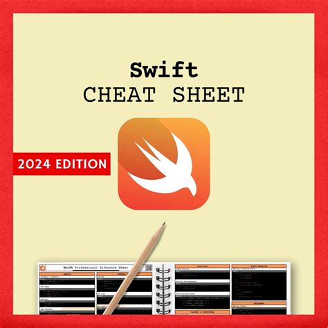 Image result for Swift Programming Cheat Sheet
