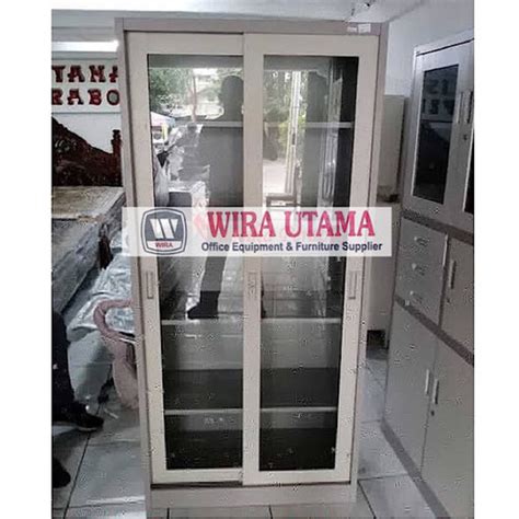 Jual Lemari Sliding Kaca / Lemari Dorong Kaca / Lemari Geser Kaca ...