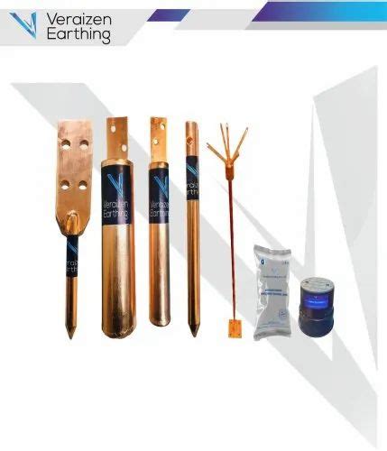 Solar Earthing Kit - Copper Bonded Earth Plate. Manufacturer from Mumbai