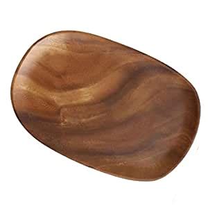 Buy Lina Trading Wooden Serving Tray Storage Tray Dish Plate Tea Fruit ...