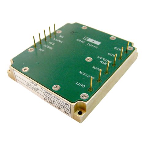M7874 PCB mounted military DC-DC power supply, 50W - Multisphere India ...