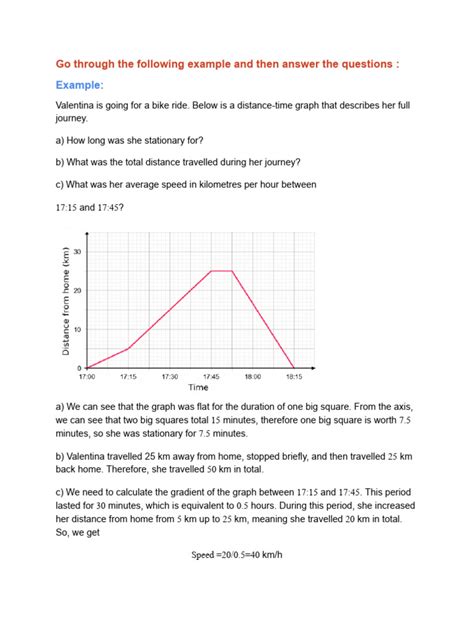 Image result for Straight Line Graph Time and Distance Worksheet