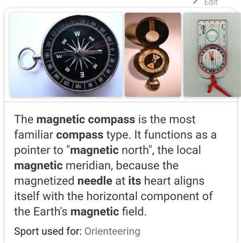 What is a magnetic compass State its use, - Brainly.in
